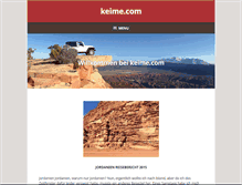 Tablet Screenshot of keime.com